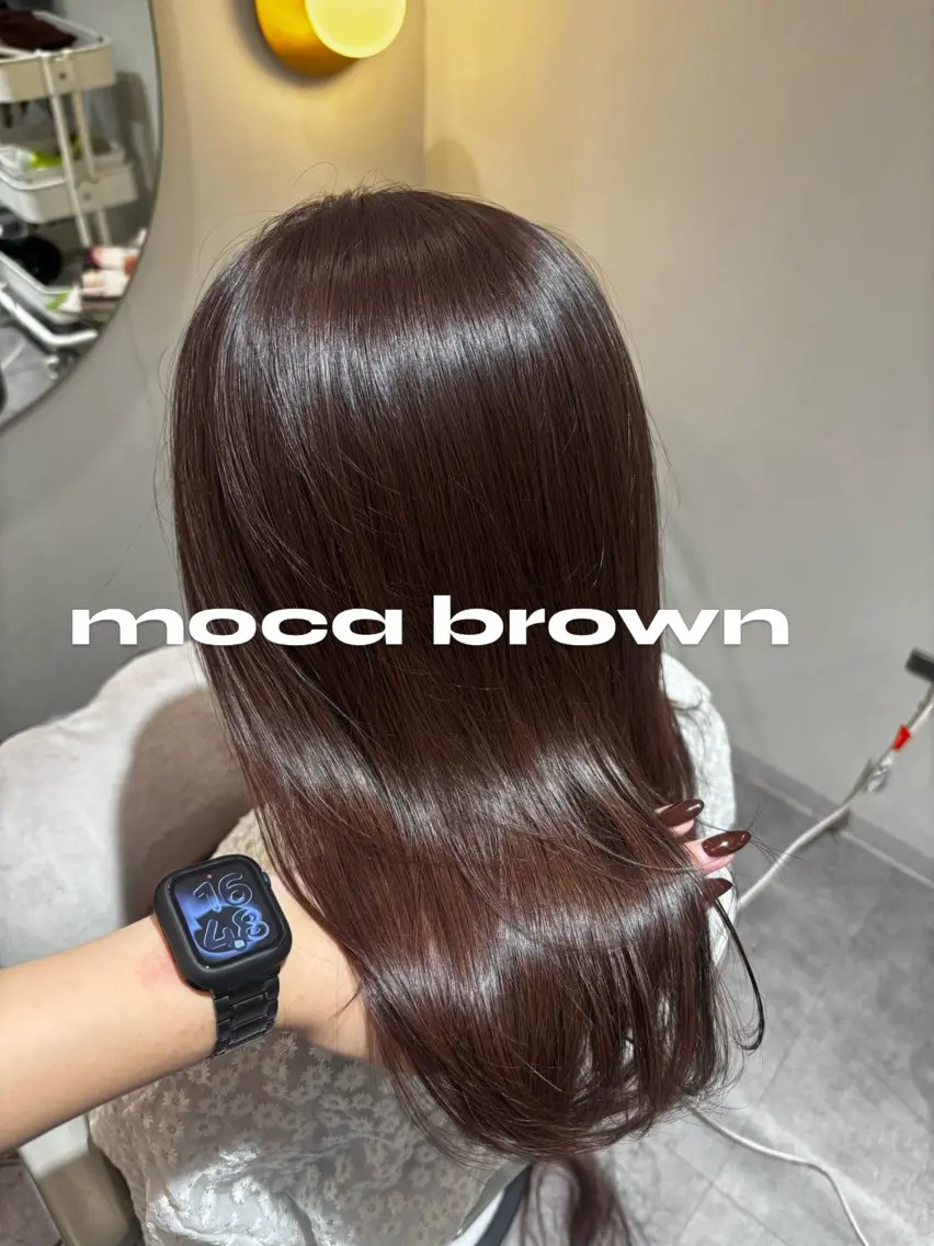 セミロング カット ヘアカラー トリートメント 美髪✨艶髪✨髪質改善 カラー特化❣️二宮遥のヘアスタイル