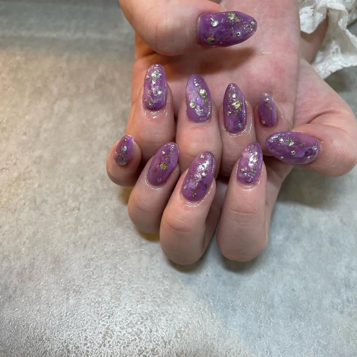 ネイル パープル Nail Salon Gummi.のネイルデザイン