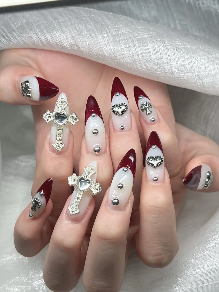 ネイル ハンドネイル Lee Nails チップ長さだし専門店のネイルデザイン