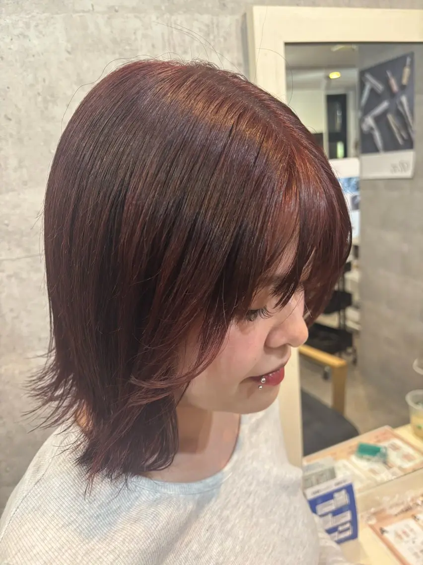 カラー 内藤 暖 La luna大宮のヘアスタイル