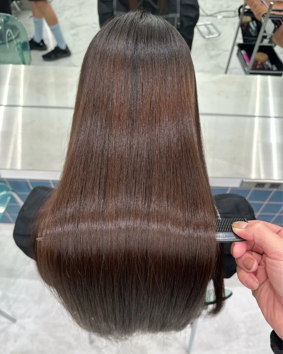 ロング トリートメント ✨縮毛矯正✨レイヤー ホウダカズヒロのヘアスタイル
