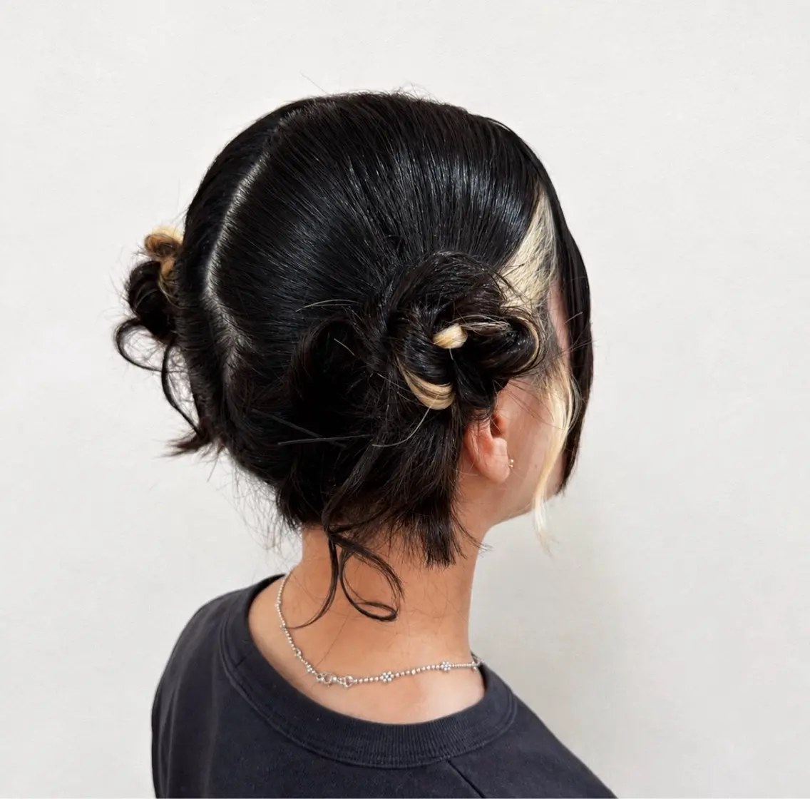 ミディアム ヘアアレンジ お団子ヘア 浴衣 ヘアセット ヘアセット・アレンジ 🌷Kasumi🌷のヘアスタイル