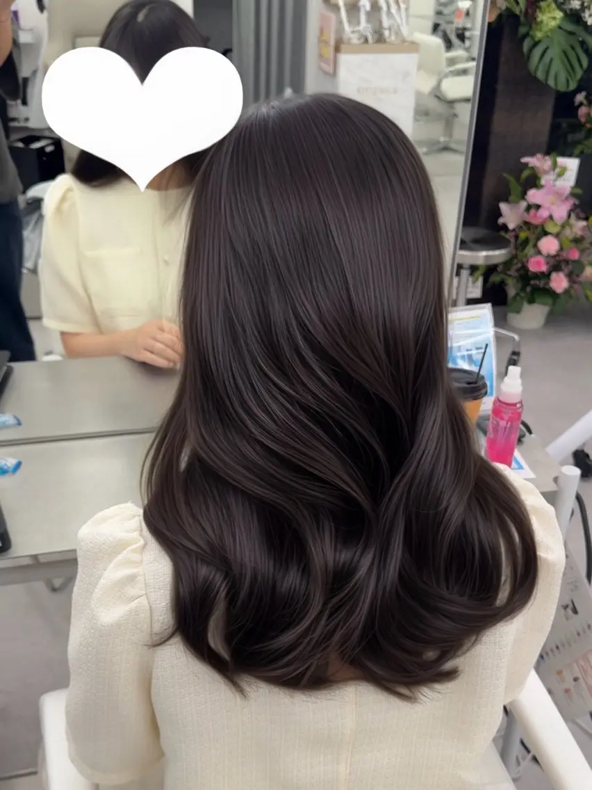 ミディアム カラー ヘアアレンジ 顔周り&ミディアム 特化/池袋/kokiのヘアスタイル