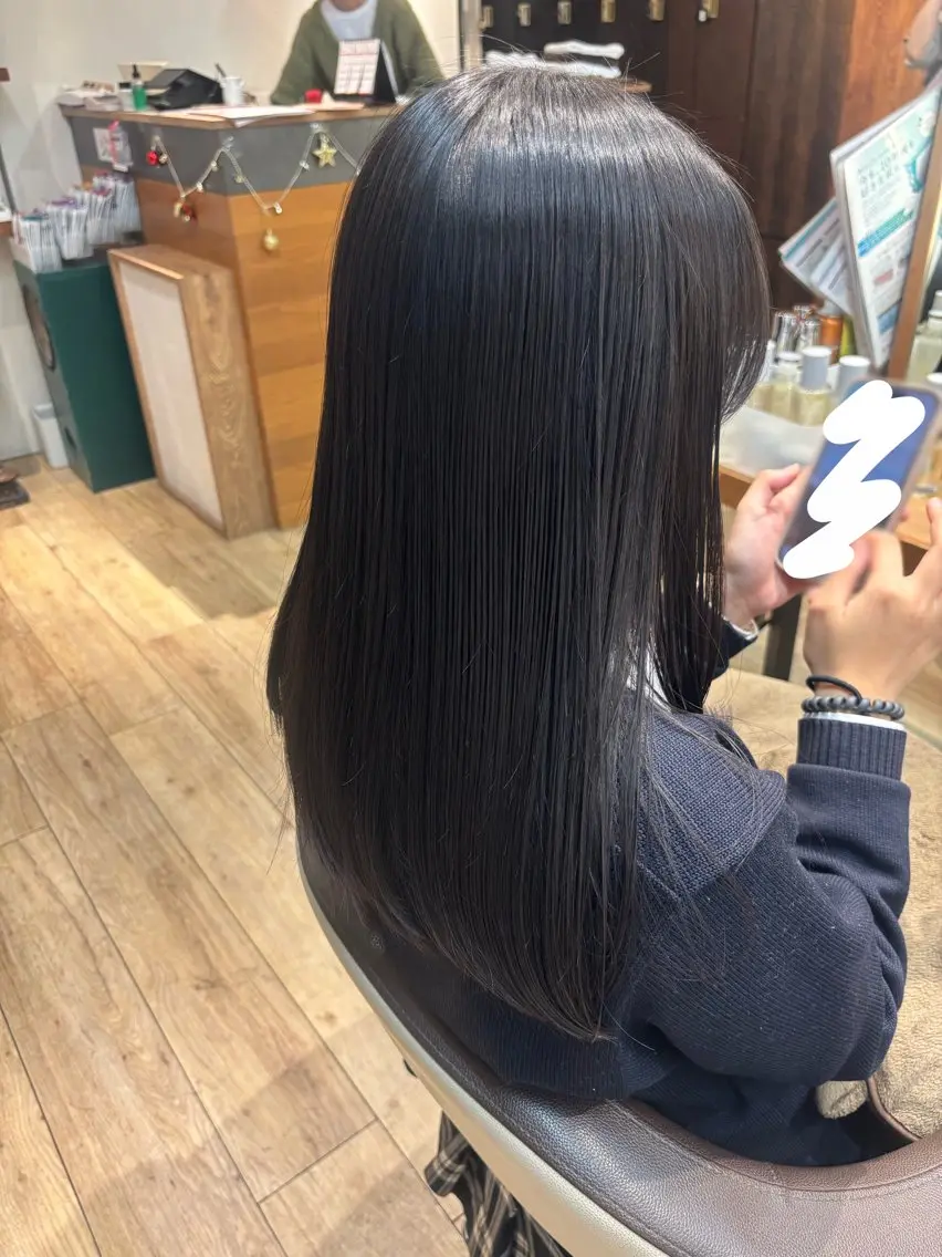 ロング トリートメント カット トリートメント ゆうこ🍀髪質改善/ ストレート/艶カラーのヘアスタイル