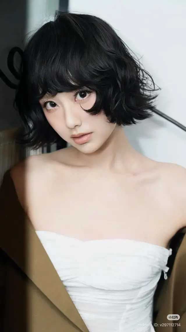 ミディアム ミディアムパーマ ボブ コテ巻き風パーマ SHONOのヘアスタイル