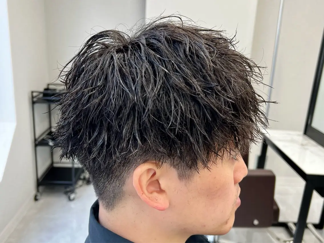 ショート パーマ メンズ カット パーマ メンズパーマ名人 TAKUMAのヘアスタイル