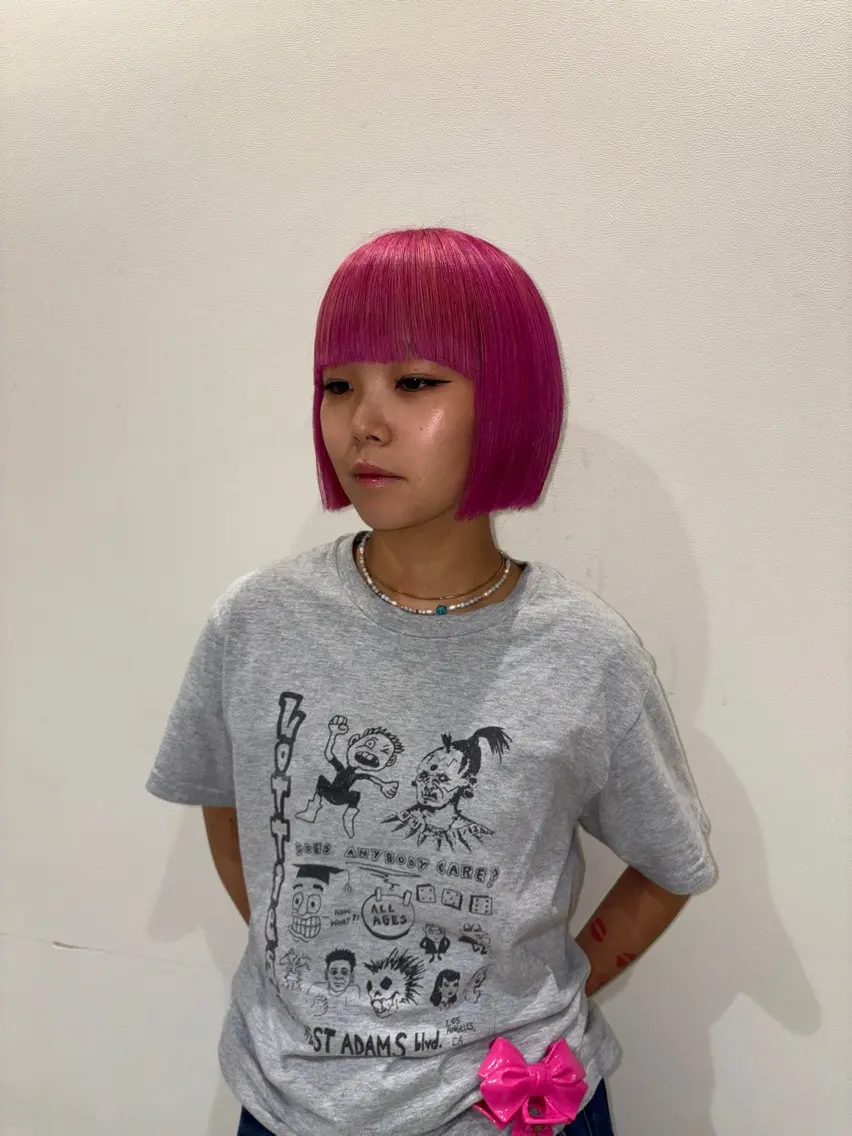 ショート カラー 山野 華愛のヘアスタイル