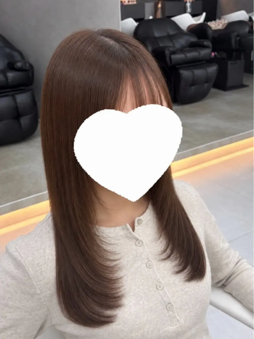 【14日19:00~1名様限定✨️】ミディアムレイヤーカット+集中ケアトリートメント🫧⚠️規定がございます。の写真