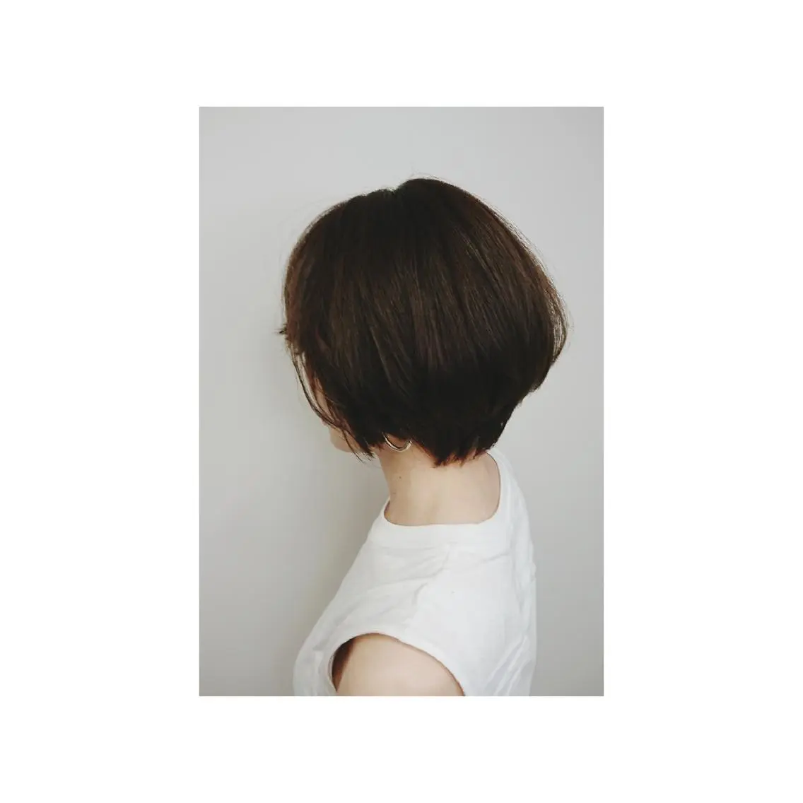 ショート カット ヘアカラー トリートメント SASAKI MASAAKI のヘアスタイル