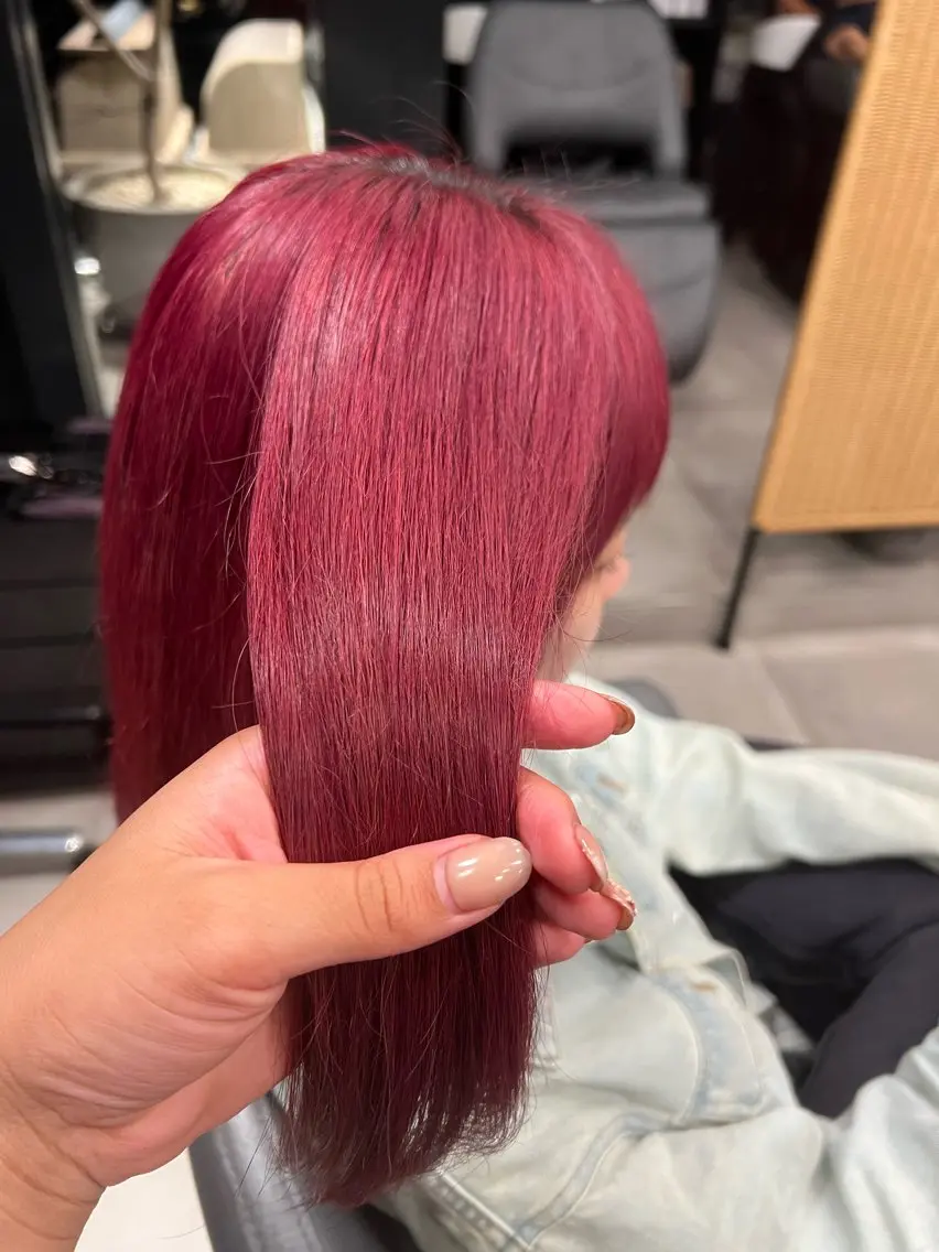 ミディアム ヘアカラー 🫧透明感カラー 艶髪MAYA🎀のヘアスタイル