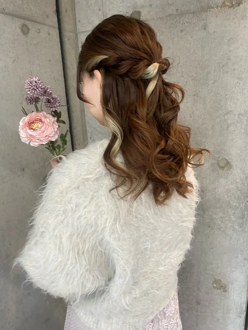 ヘアアレンジ ヘアセット 美髪× ヘアセット✨Araiのヘアスタイル