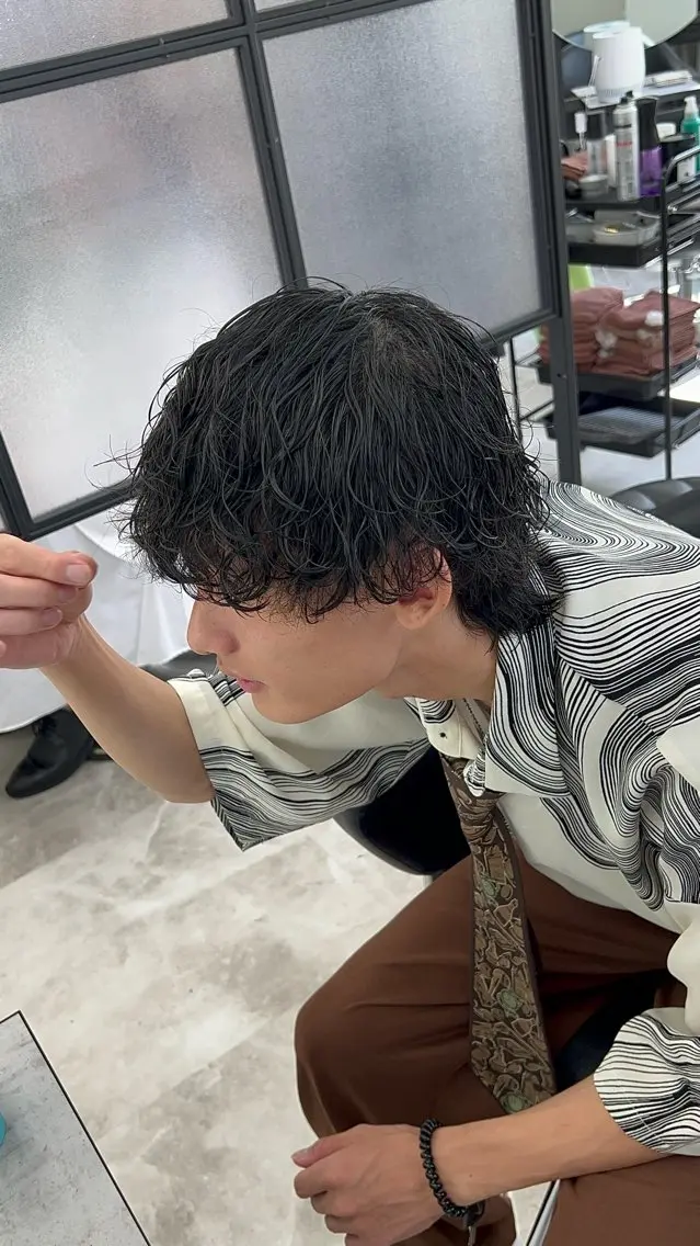 メンズ カット パーマ 悩み解決美容師 Futo✨のヘアスタイル