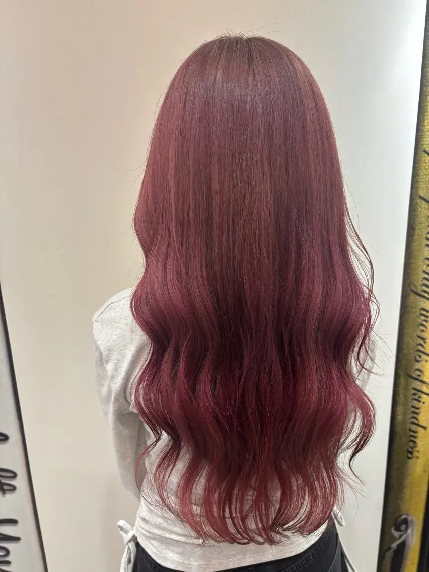 ロング カラー ヘアカラー Ma ruのヘアスタイル