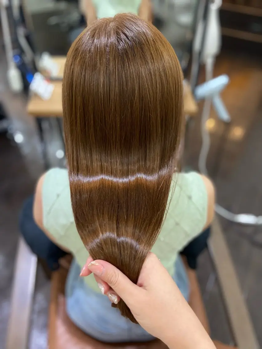 🎀【髪のケア重視の方必見】艶カラー➕TOKIOリミテッドトリートメント🎀の写真