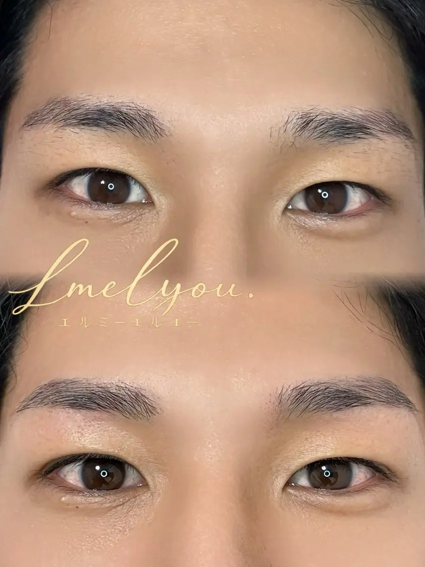【初回】【メンズ施術】美眉スタイリング(ワックス➕カット➕間引き)保湿パック付きの写真