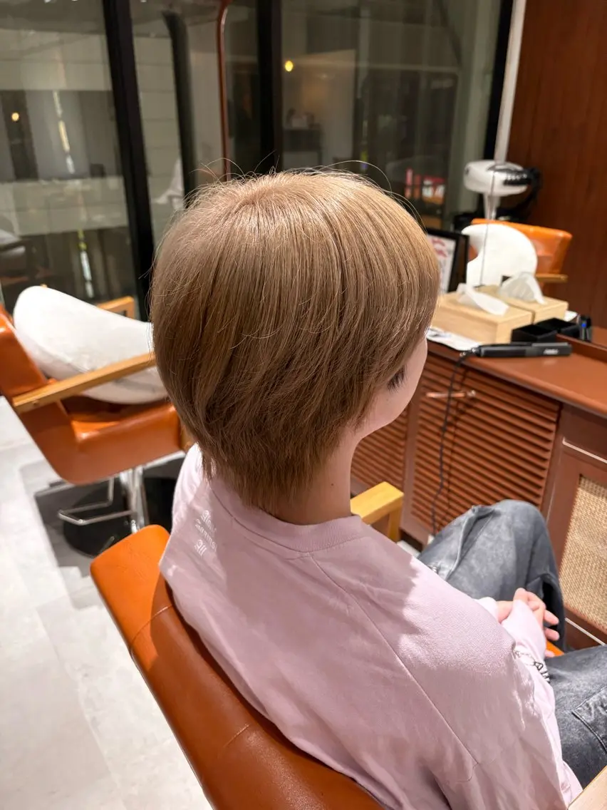ミディアム カラー ヘアアレンジ ブリーチ ケアブリーチ 透明感カラー ダブルカラー ハイトーンカラー ヘアカラー ✨️透明感カラー✨️ kaiseiのヘアスタイル