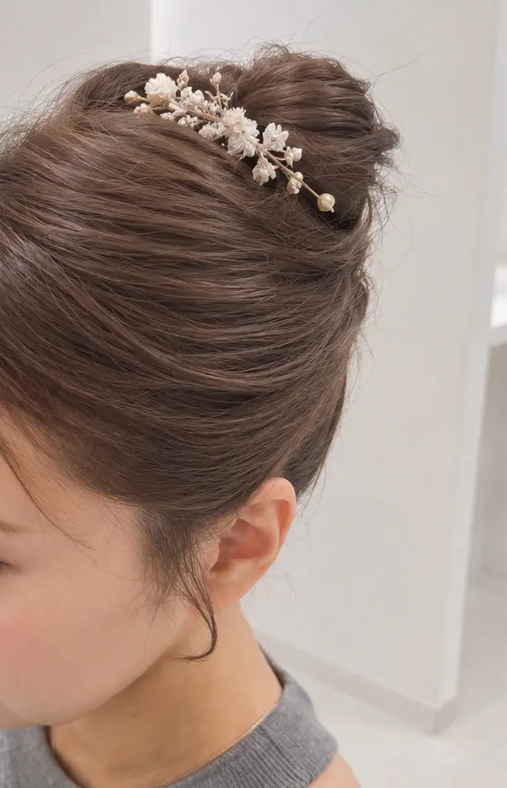 ヘアアレンジ ヘアセット ヘアセット＆メイク 早朝対応可能☀️のヘアスタイル