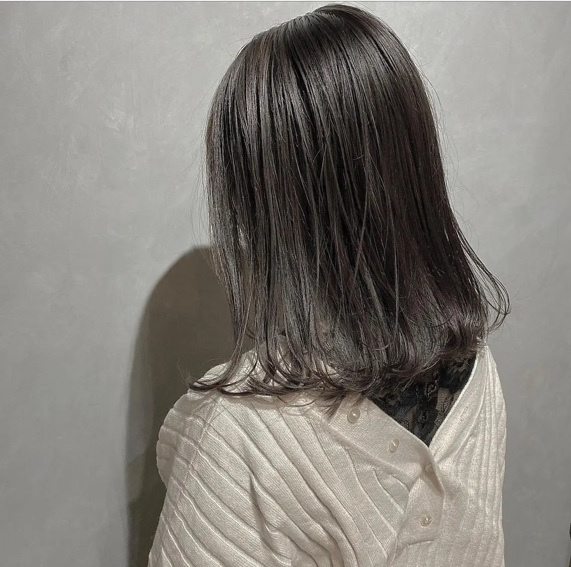 ミディアム カラー CLUTCH天王寺 西藤遥河のヘアスタイル