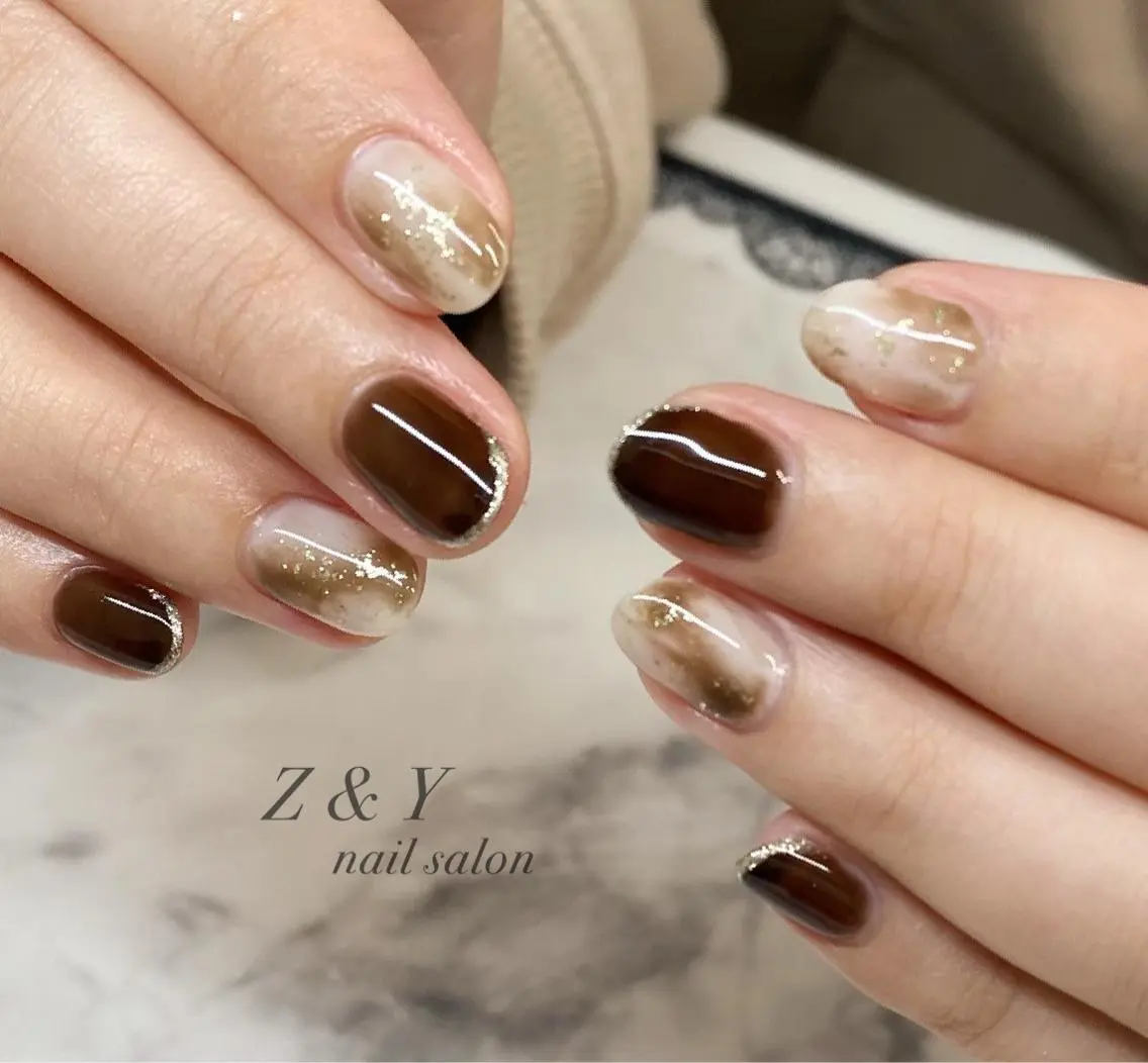 ショート ハンドネイル Z&Y nail salonのネイルデザイン