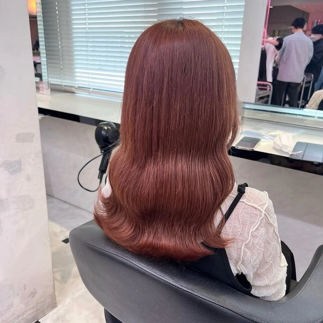 カラー girlな暖色ヘア 🪽🫧ハルナ🎀のヘアスタイル
