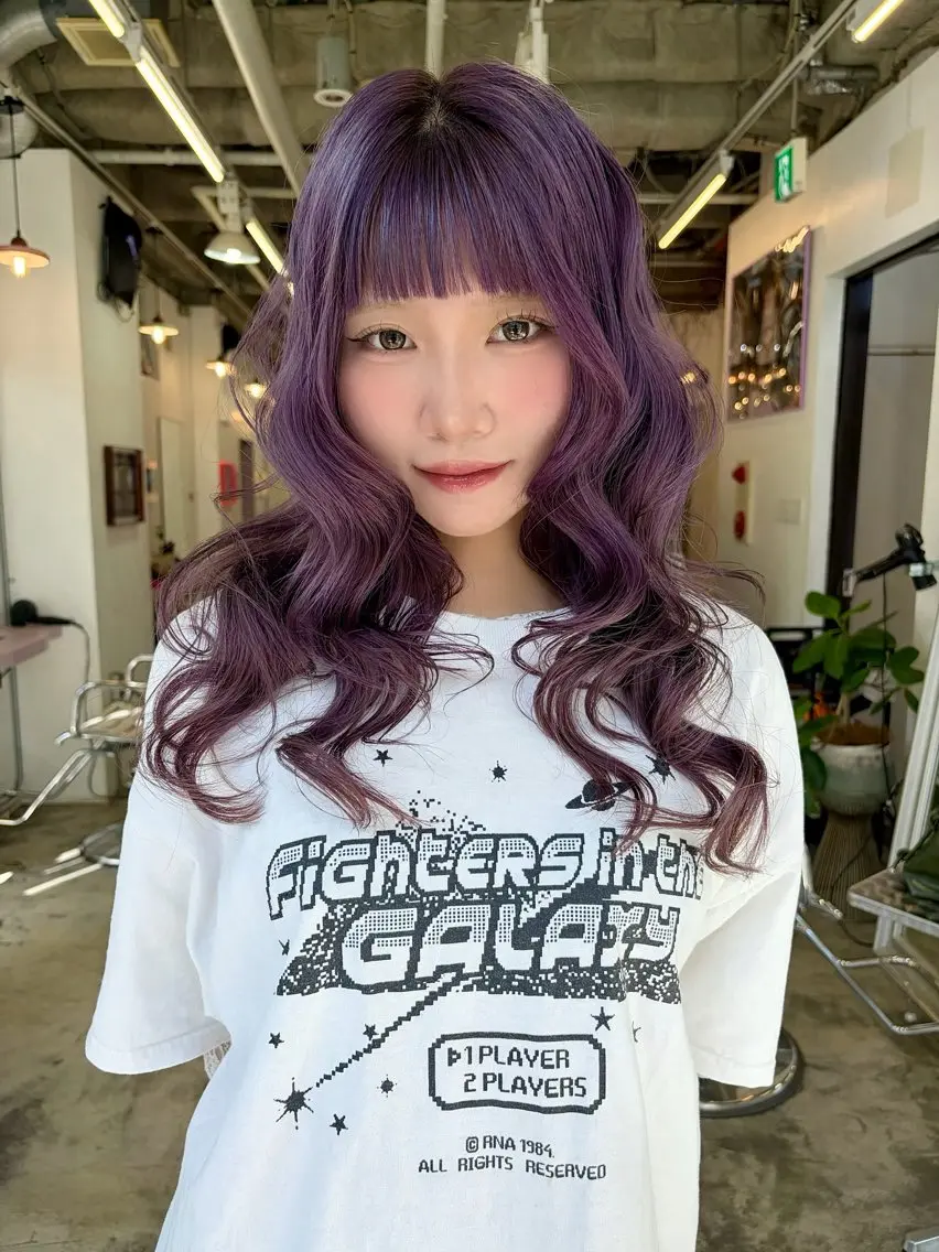 セミロング カラー カット ヘアカラー トリートメント ヘッドスパ ness 一花のヘアスタイル