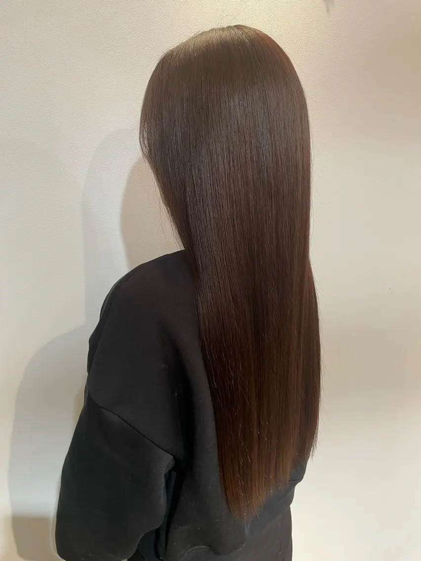 ロング カトウ フウカのヘアスタイル
