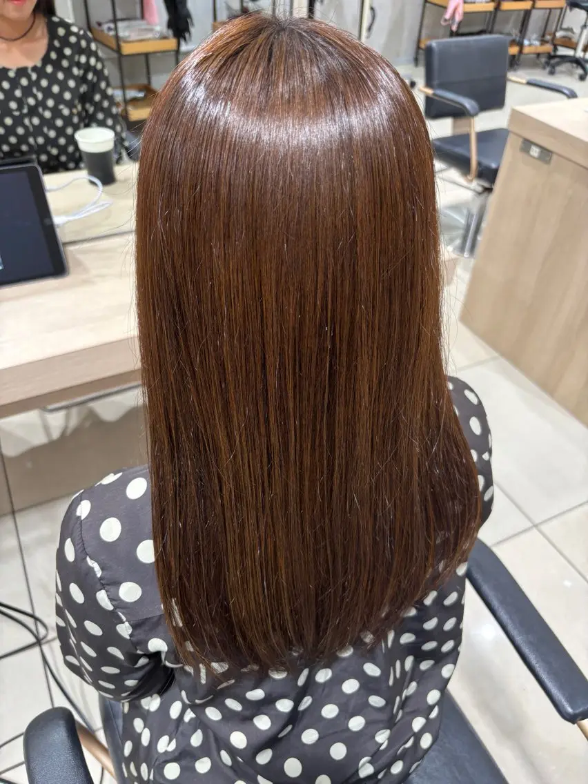 ロング ヘアカラー 🍒カラー/縮毛🍒 こばるのヘアスタイル