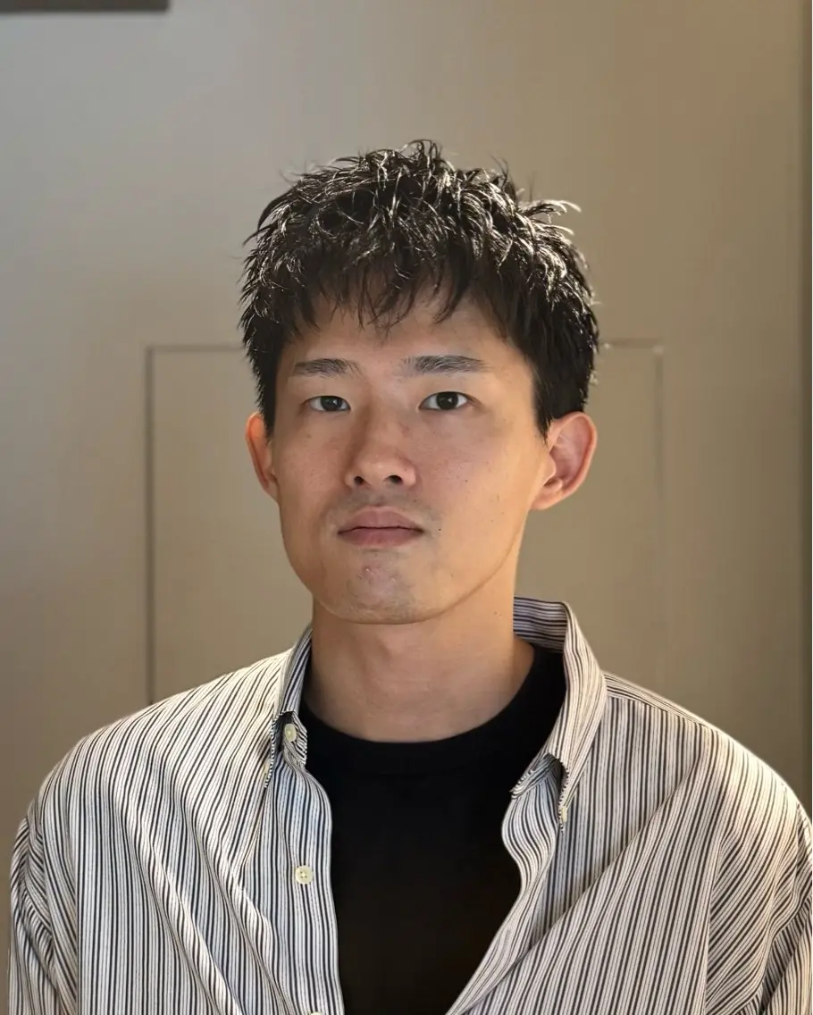 ショート パーマ メンズ メンズパーマ ショートヘア カット パーマ ラフショート メンズパーマ 丸山のヘアスタイル