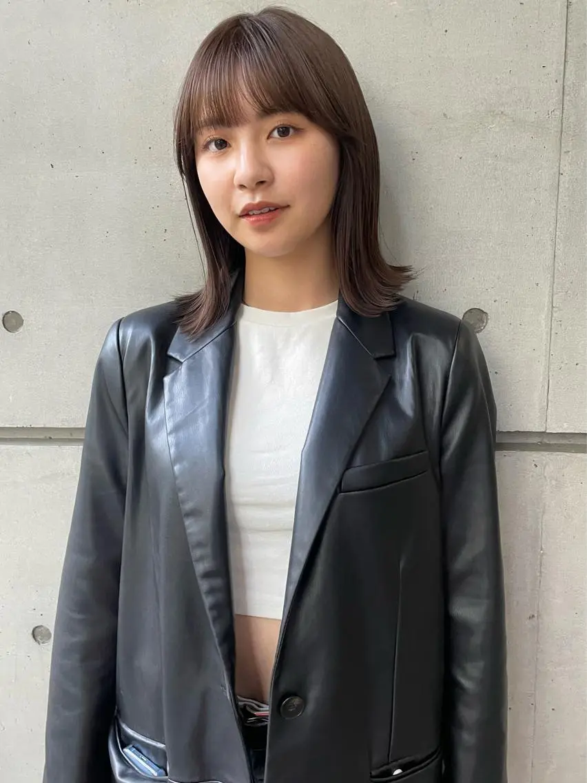 《新規》【やわらかな質感に】ナチュラルストレート(コスメストレート)＋カットの写真