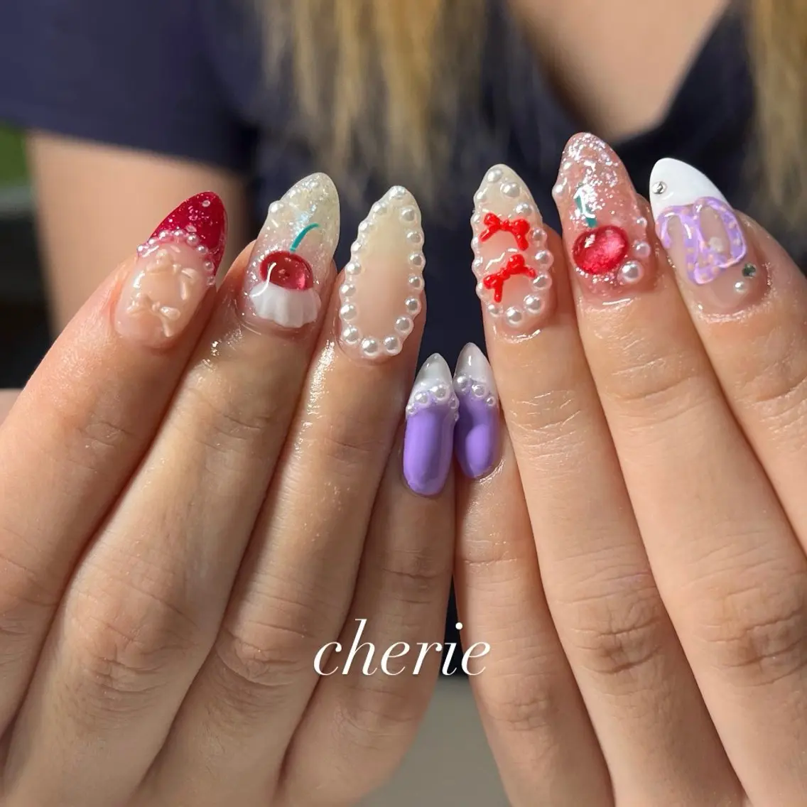 ネイル ハンドネイル Chérie moenaのネイルデザイン