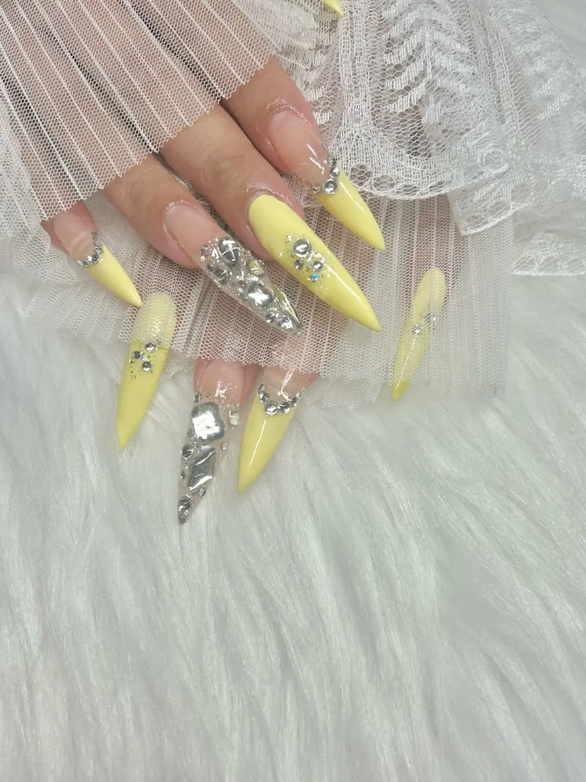 ネイル ロングネイル ネイルチップ k.nail #ksmのネイルデザイン