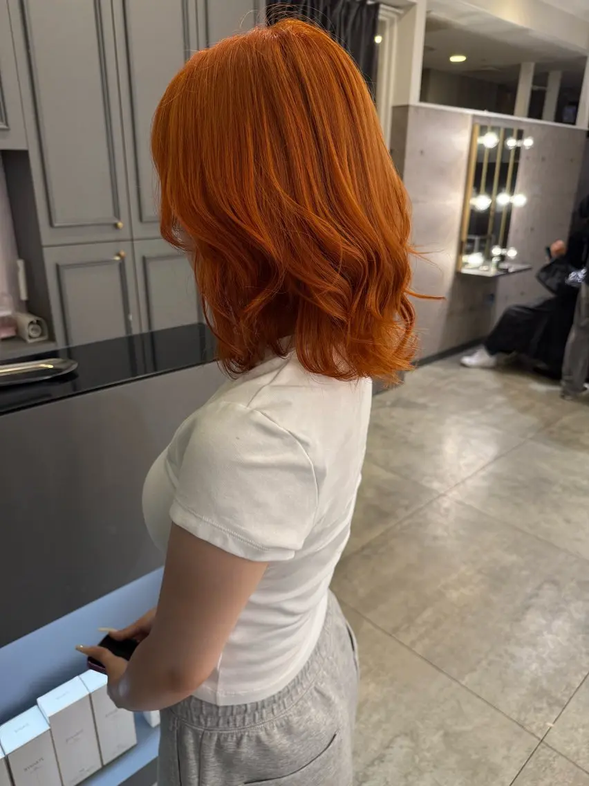 ミディアム ヘアカラー トリートメント Noe心斎橋 堀田 朋宏のヘアスタイル