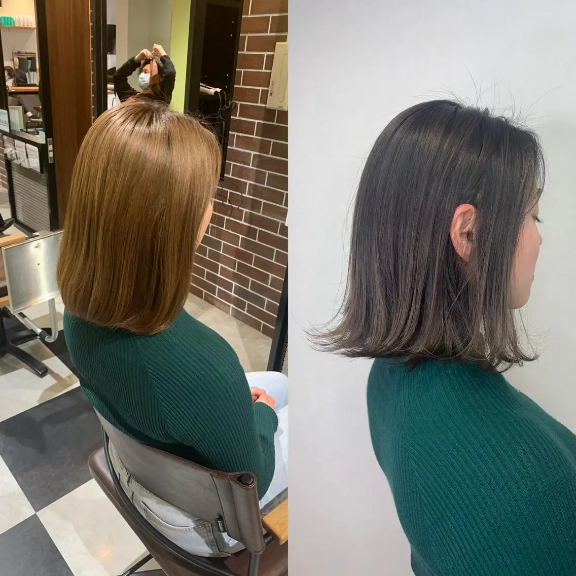 ミディアム 坪井 彰吾のヘアスタイル