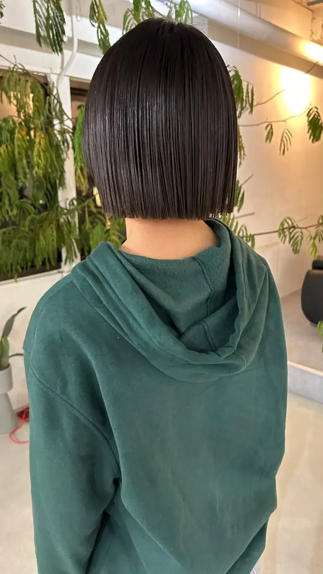パーマ 縮毛矯正 浪瀧 優季のヘアスタイル