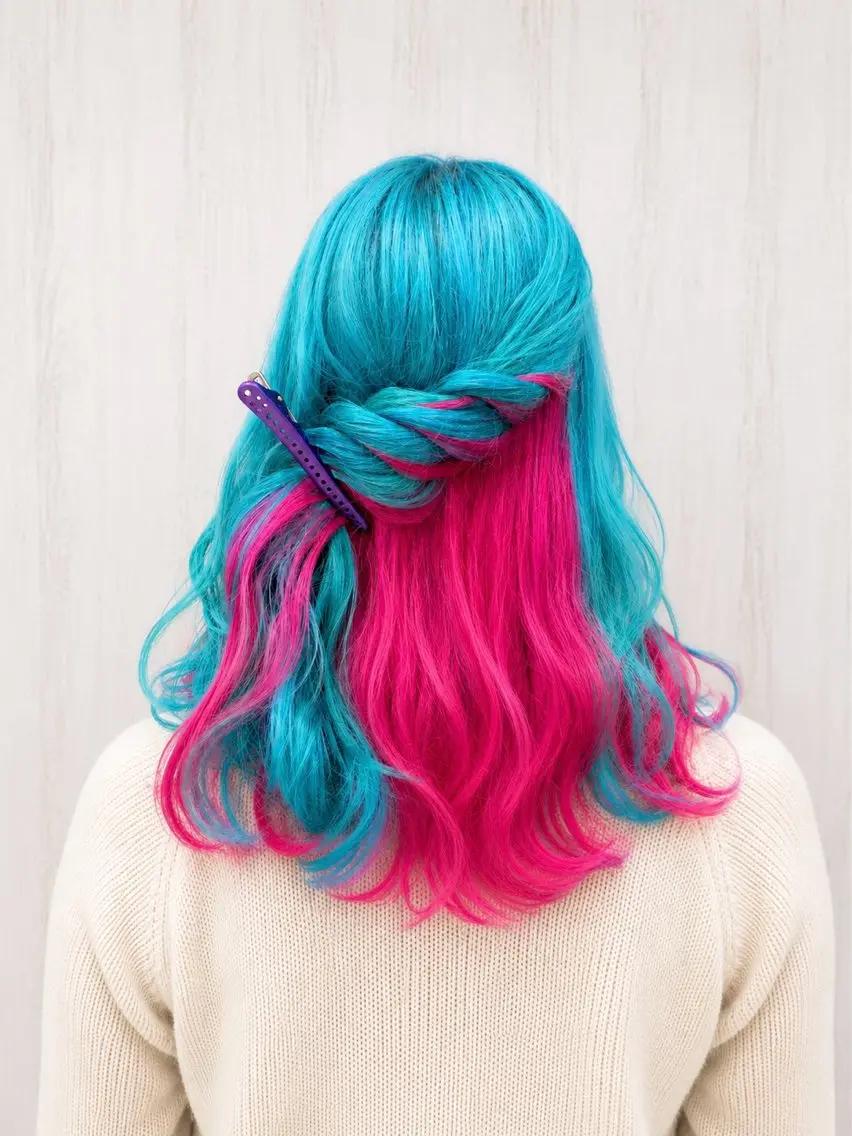 ミディアム ヘアカラー SA KIのヘアスタイル