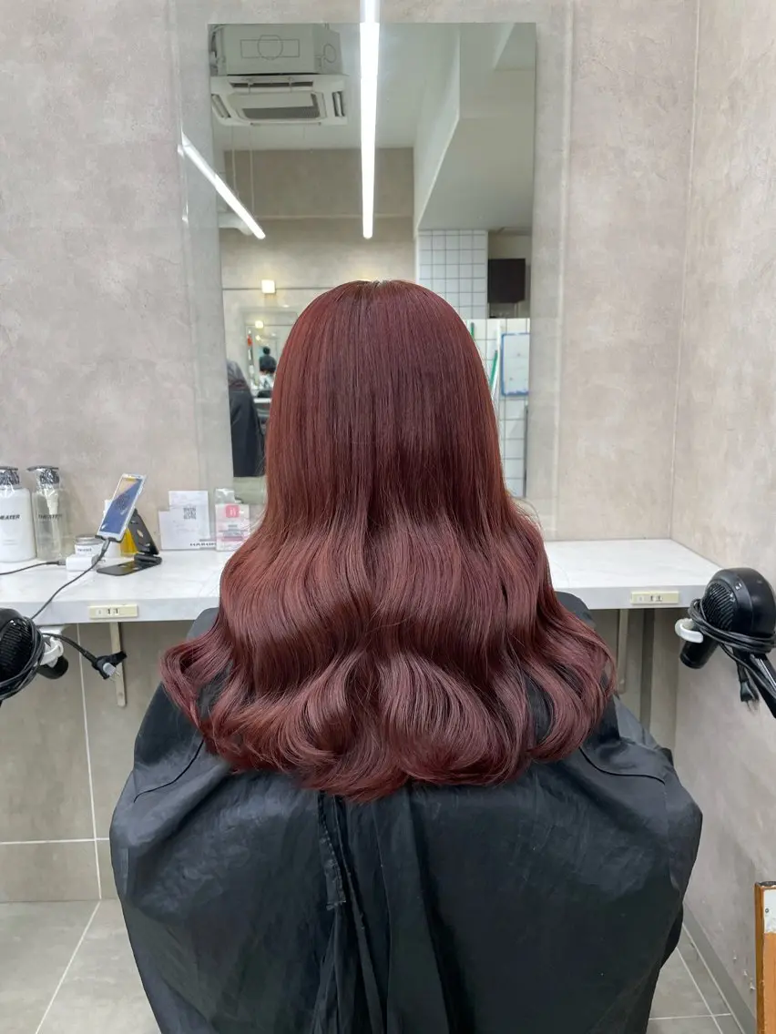 ロング カラー ヘアアレンジ ヘアカラー トリートメント ヘアセット 💗横浜美容室 💗HARUNAのヘアスタイル