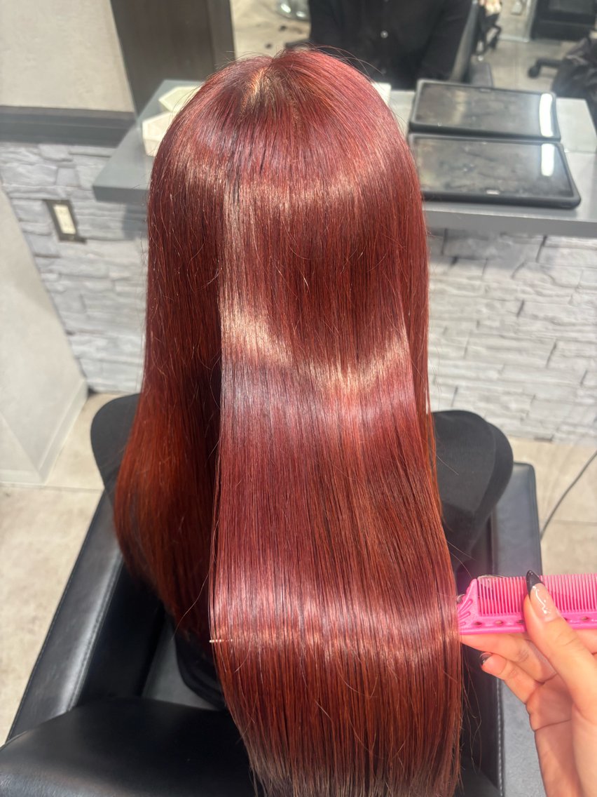 ロング カラー ブリーチ ブリーチなしカラー ヘアカラー miyu♡ 艶髪カラーのヘアスタイル