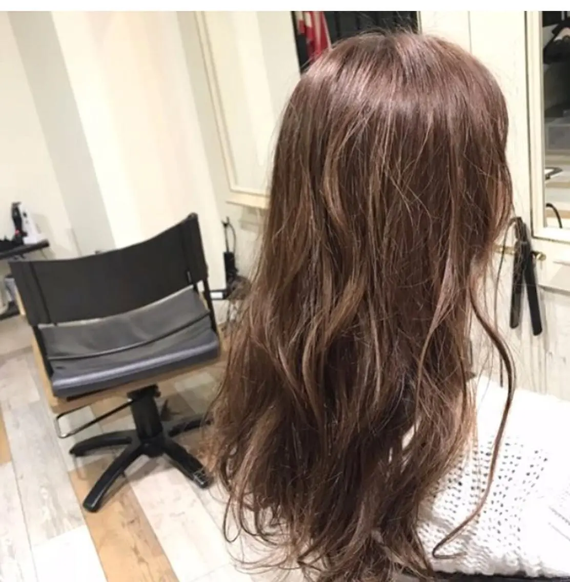 ロング カット ヘアカラー トリートメント 山形酸性ストレート 古川✂︎のヘアスタイル