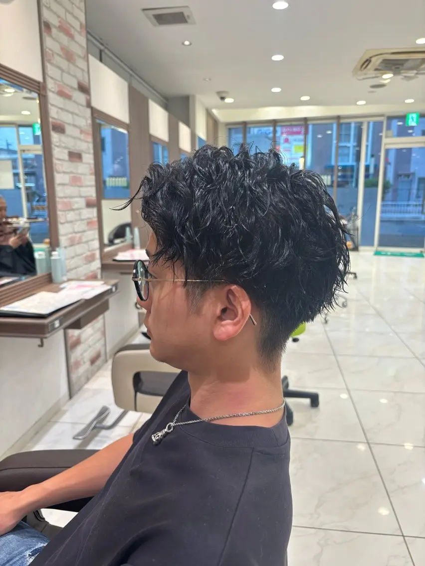 パーマ メンズ カット パーマ 山田玲碧 🎀メンズカット🎀のヘアスタイル