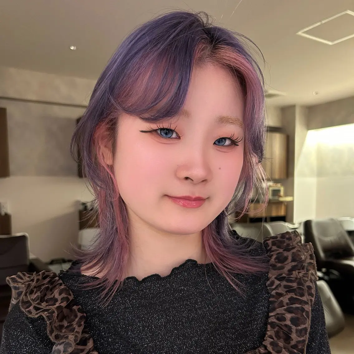 ミディアム カラー カット ヘアカラー トリートメント 横浜カラー/ブリーチ SAKI💫のヘアスタイル