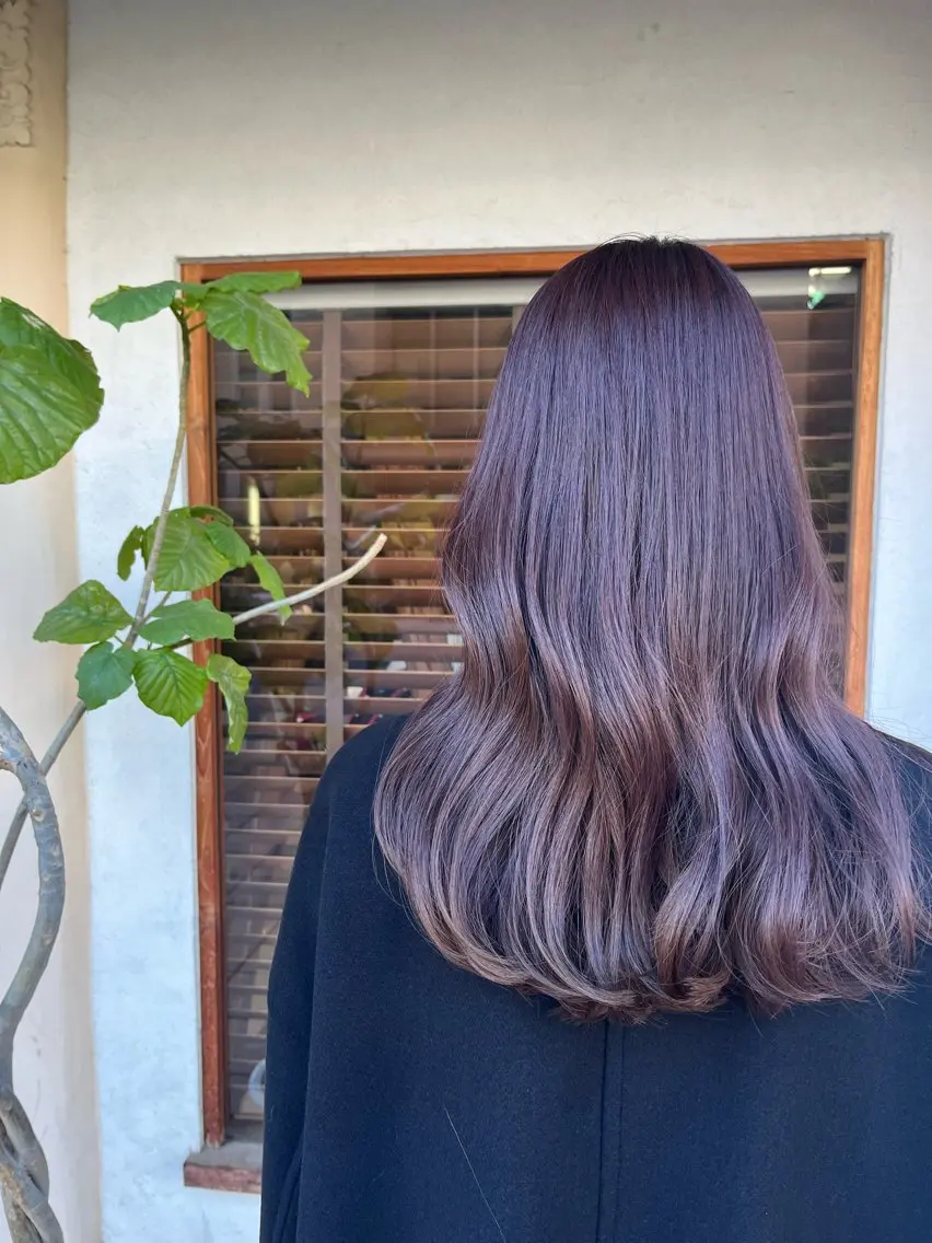 ロング カット ヘアカラー トリートメント ヘッドスパ putri店長 和田鈴采のヘアスタイル