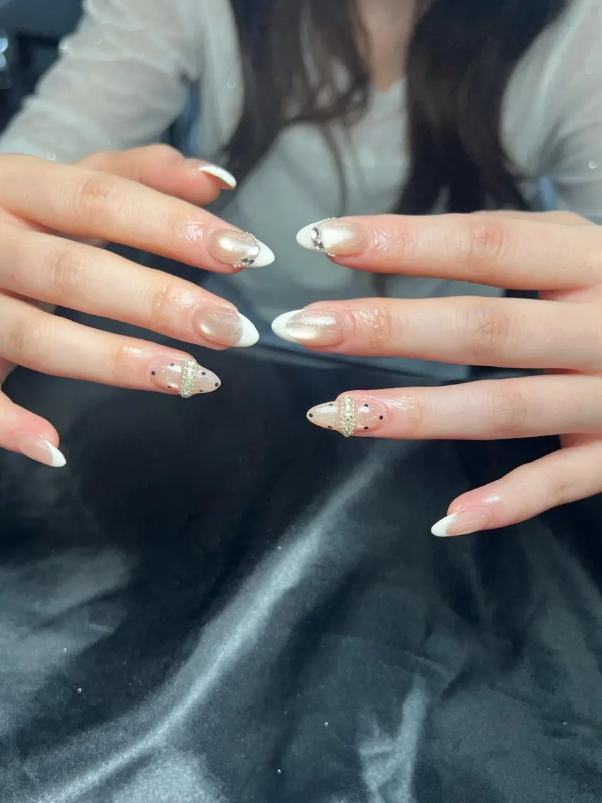 ネイル 韓国ネイル 持ち込み ニュアンスネイル ネイルチップ ハンドネイル Doraemi ANA.CHUOのネイルデザイン