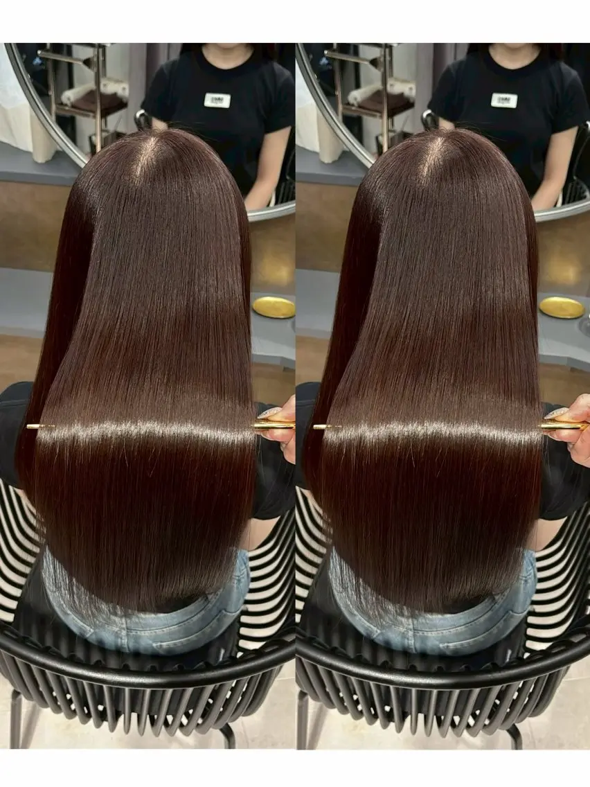 ロング カラー カット ヘアカラー 縮毛矯正 トリートメント 池袋/髪質改善/ 艶カラー/koikiのヘアスタイル