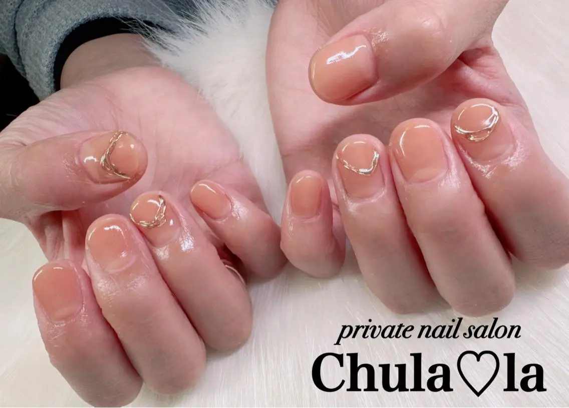 ネイル ミラーネイル ハンドネイル Chula♡la 豊見城市高安のネイルデザイン