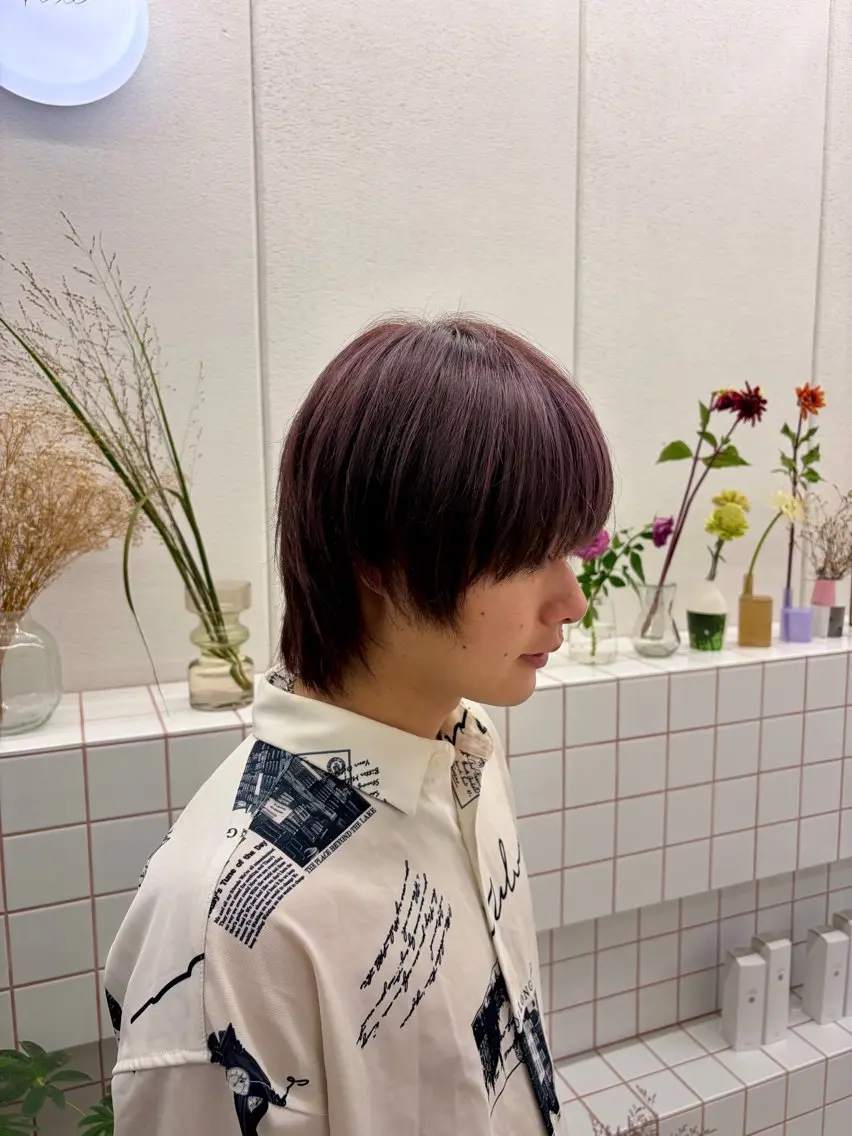 ショート カラー ヘアカラー トリートメント 透明感カラー/名古屋 /栄/木下奈々望のヘアスタイル