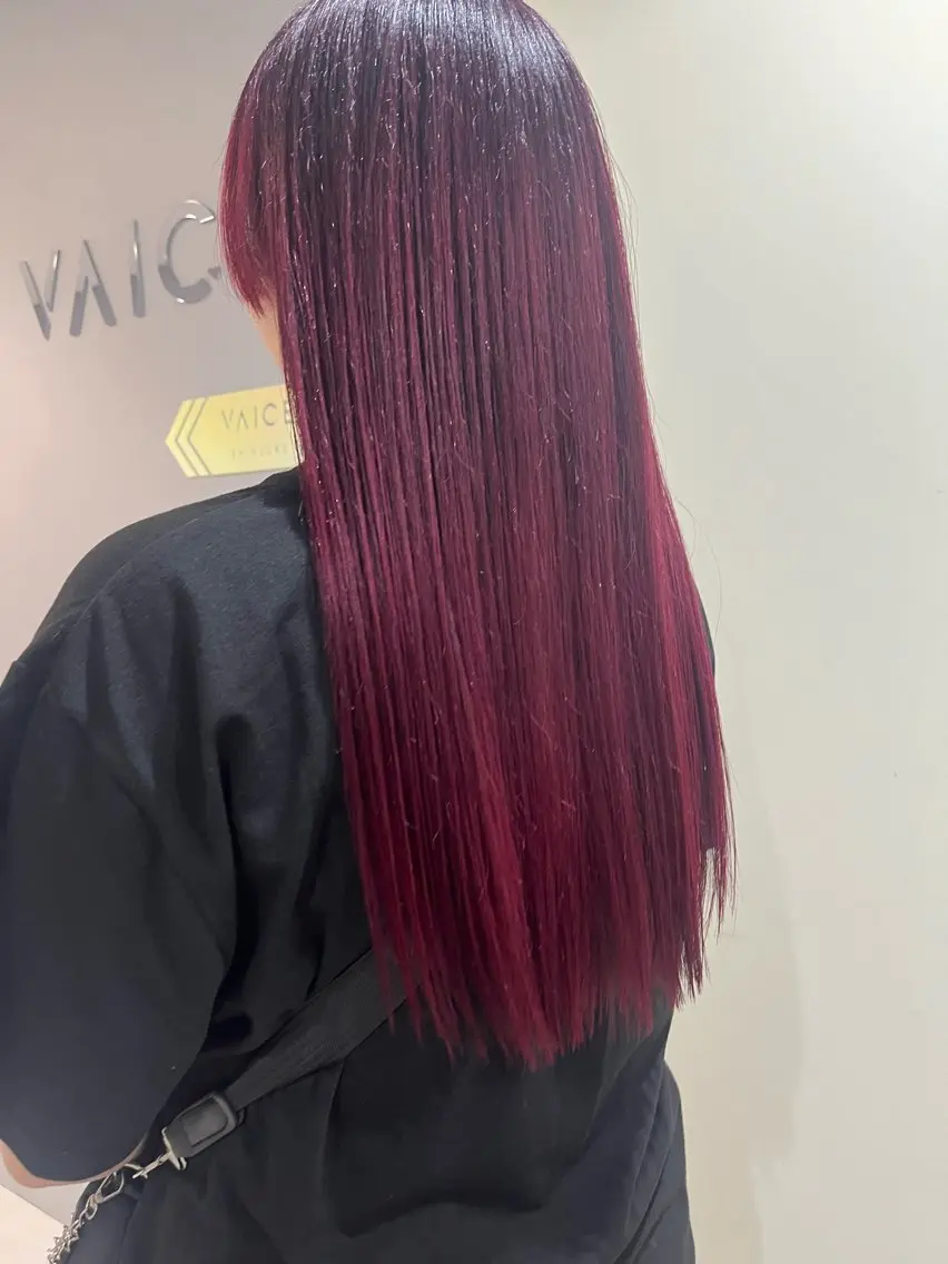 ロング 🐩透明感ミルクティ ーピンクニイナ🐩のヘアスタイル