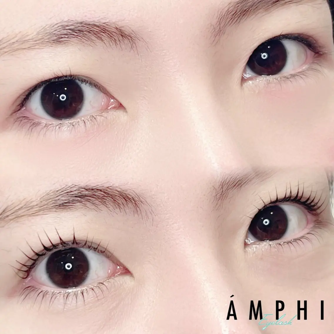 マツエク・マツパ 下まつげエクステ 一重×まつ毛パーマ マツパ AMPHITOKYO 中西七海のマツエク・マツパデザイン