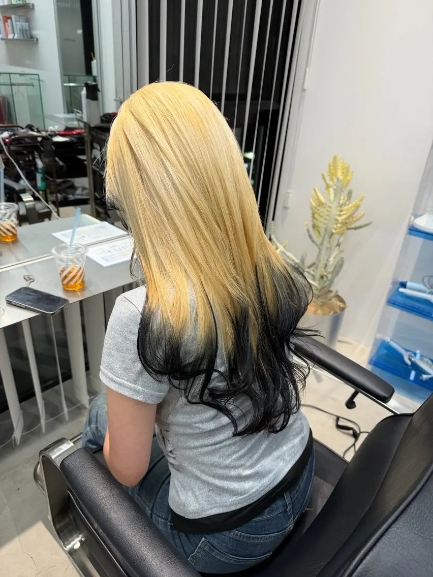 ロング ブリーチ特化🎖️ピ ンクカラー高橋さやかのヘアスタイル