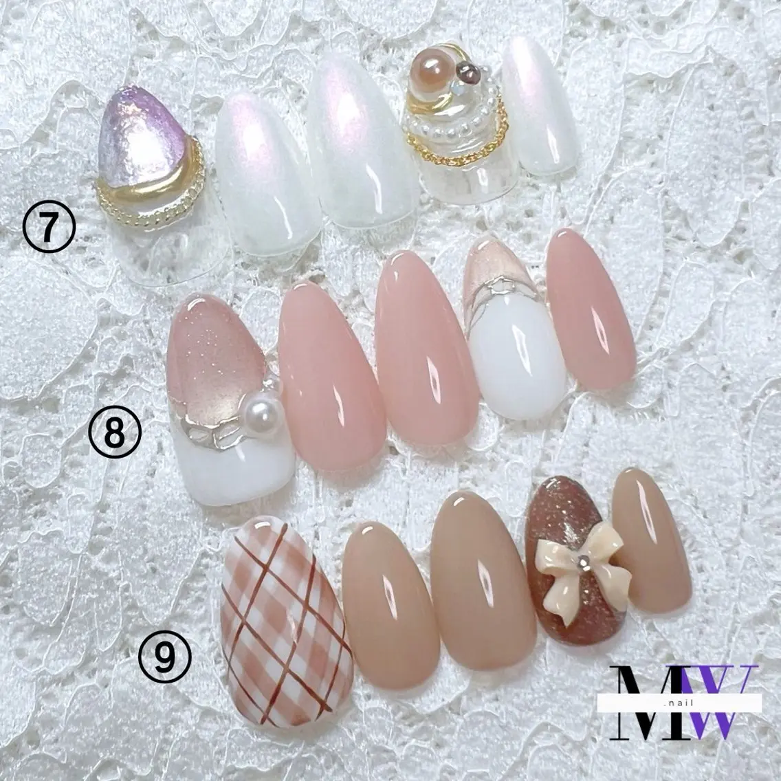ネイル アートネイル ハンドネイル MW .nailのネイルデザイン