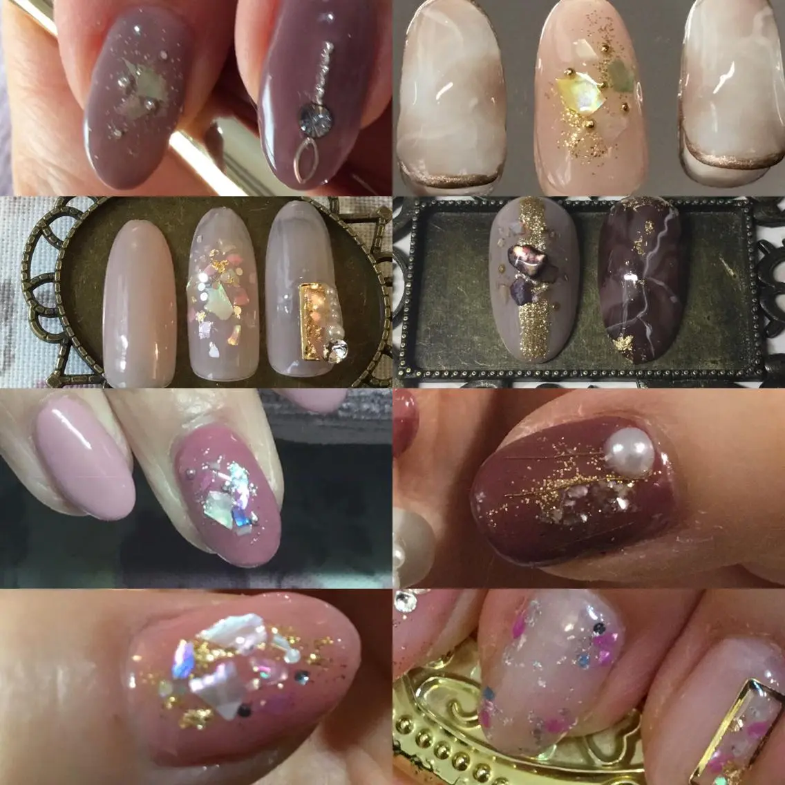 ネイル アートネイル ジェルネイル ラメ(グリッター) プライベートサロン jewel nailのネイルデザイン